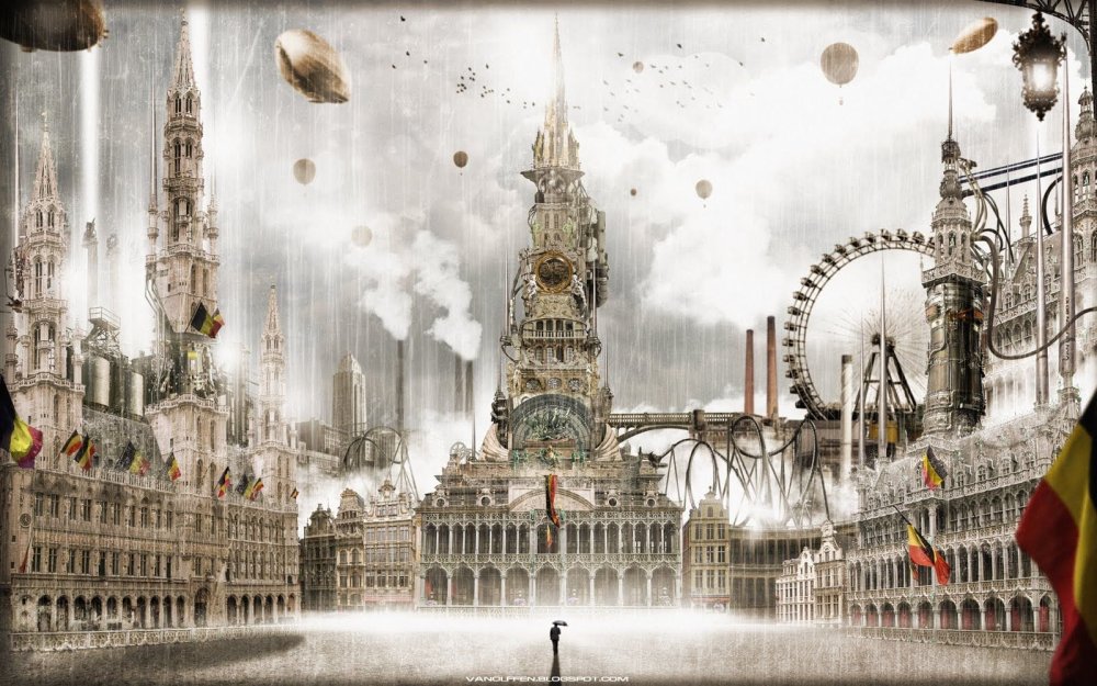 Лондон в стиле стимпанк