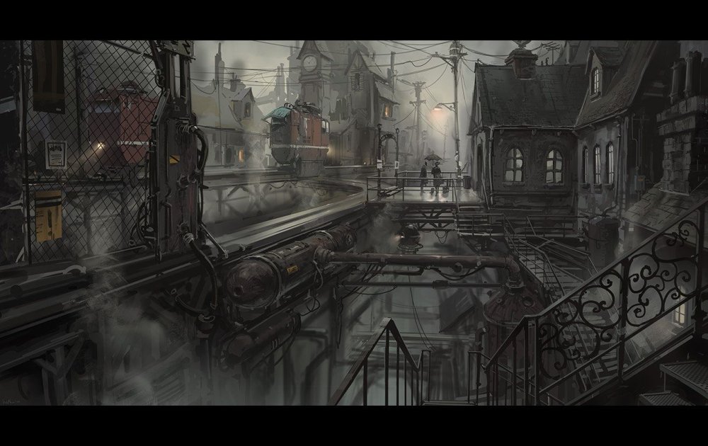 Викторианский Лондон стимпанк