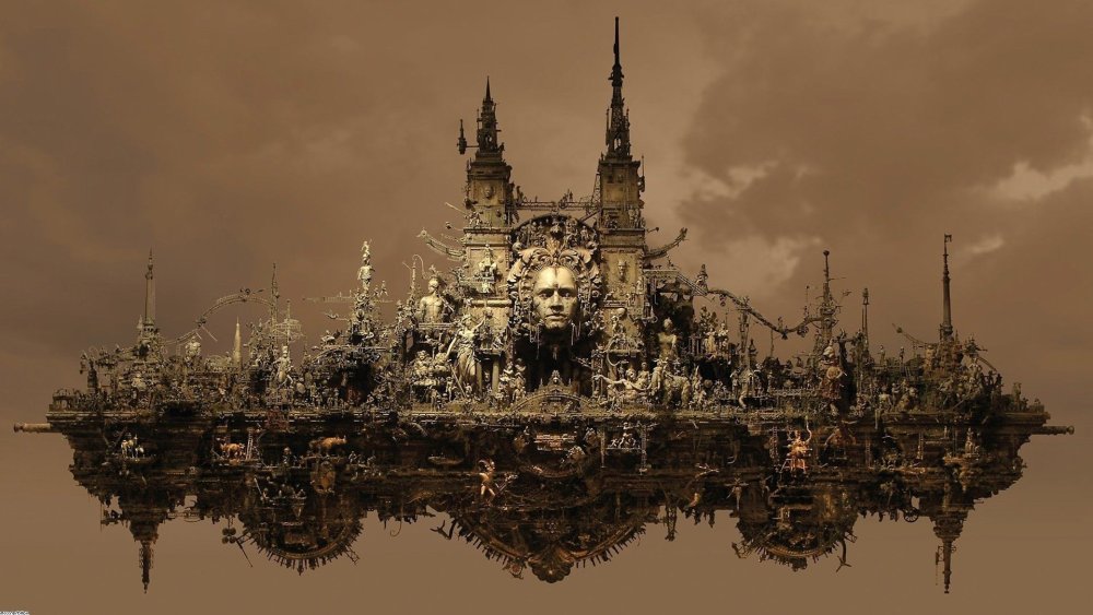 Steampunk Art город