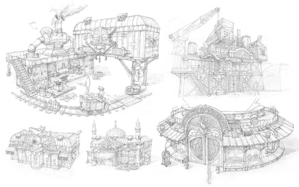 Стимпанк чертежи
