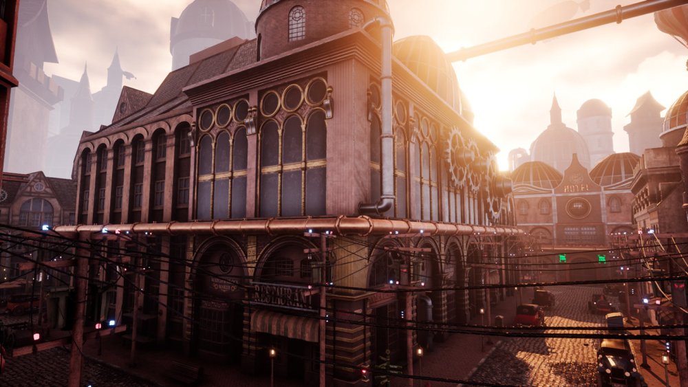 Стимпанк города аркейн