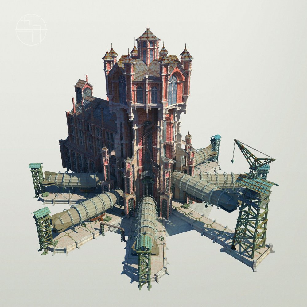 Стимпанк дизельпанк фэнтези улицы