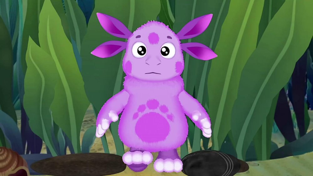 Лунтик (Лунтик и его друзья) озвученный 16см