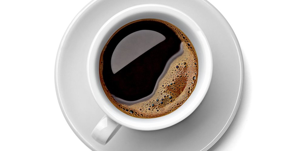 Молотый кофе вид сверху