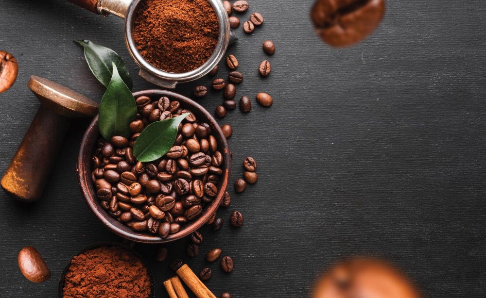 Кофе вид сверху