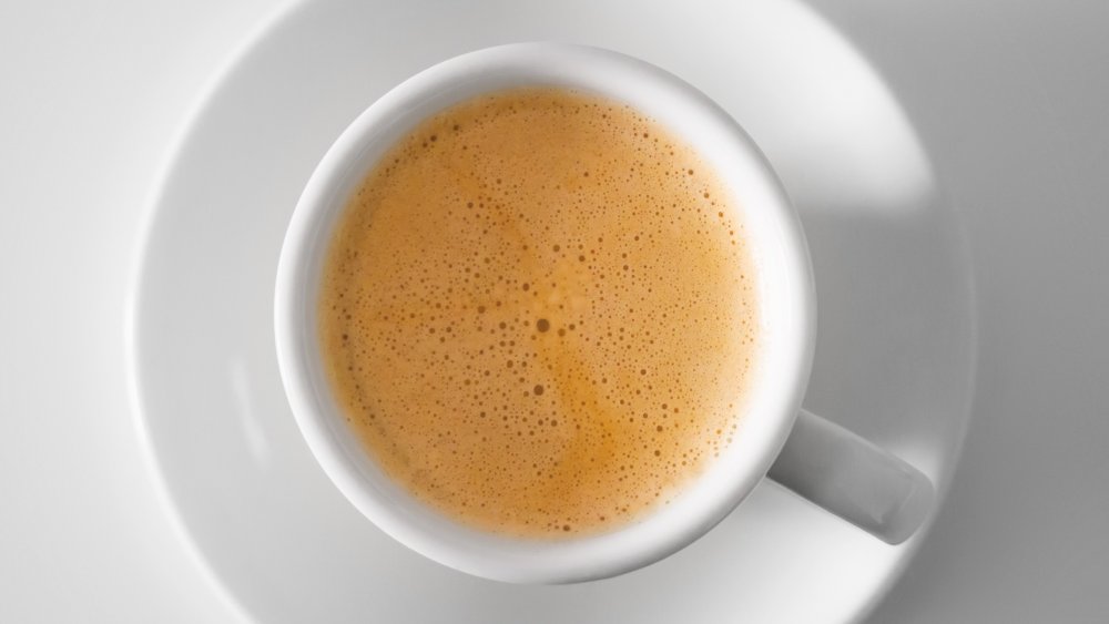 Кофе вид сверху