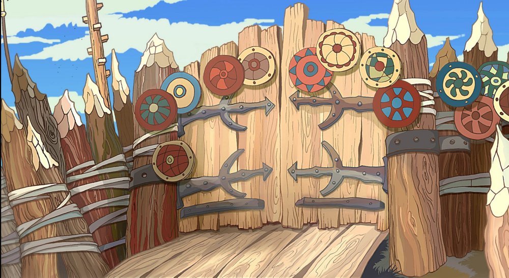 Мультфильм три богатыря Бэкграунд