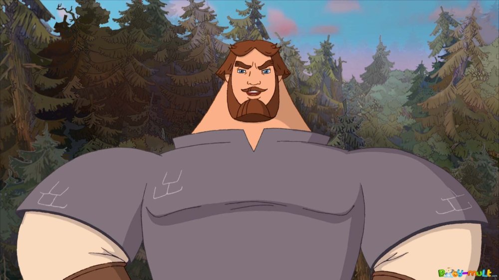 Илья Муромец из мультика три богатыря