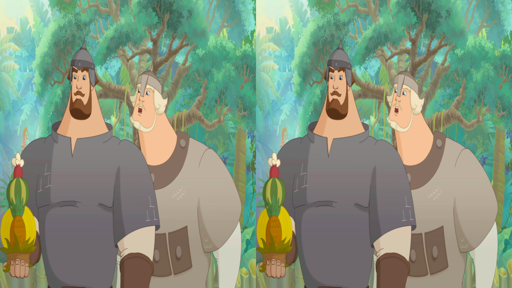 Елисей три богатыря аниме