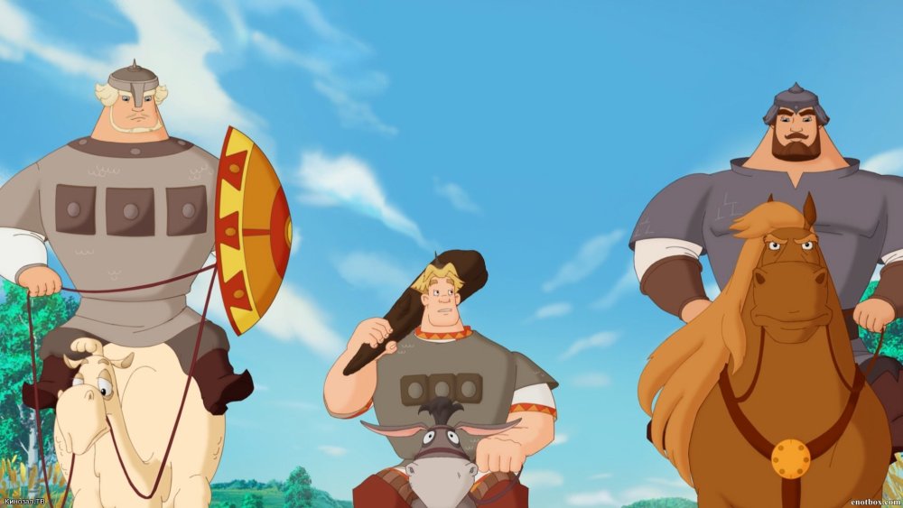 Богатыри Алеша Попович Добрыня Никитич