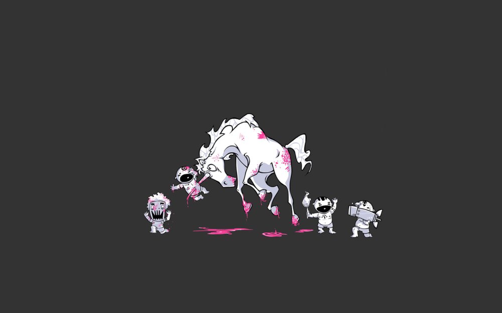 Единорог на рабочий стол компьютера