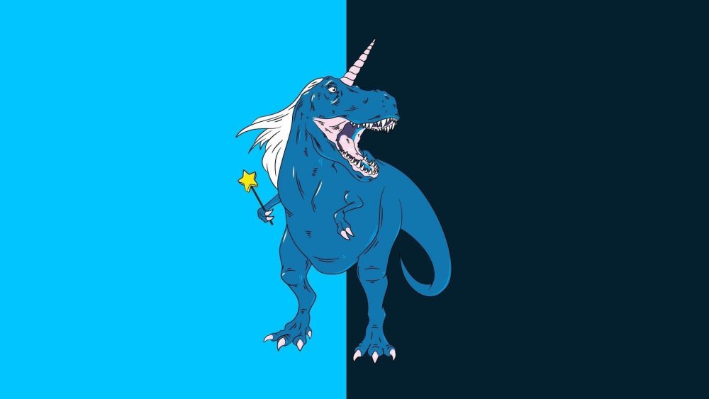 Динозавр арт Минимализм