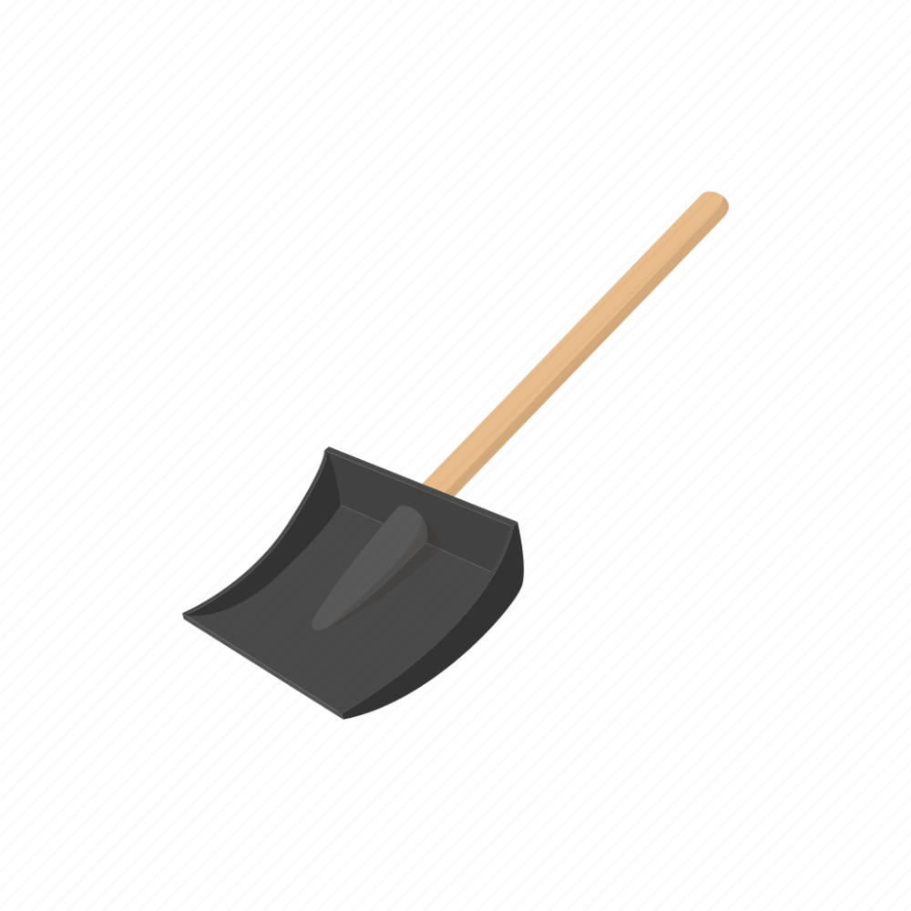 Снеговые лопаты в сугробе