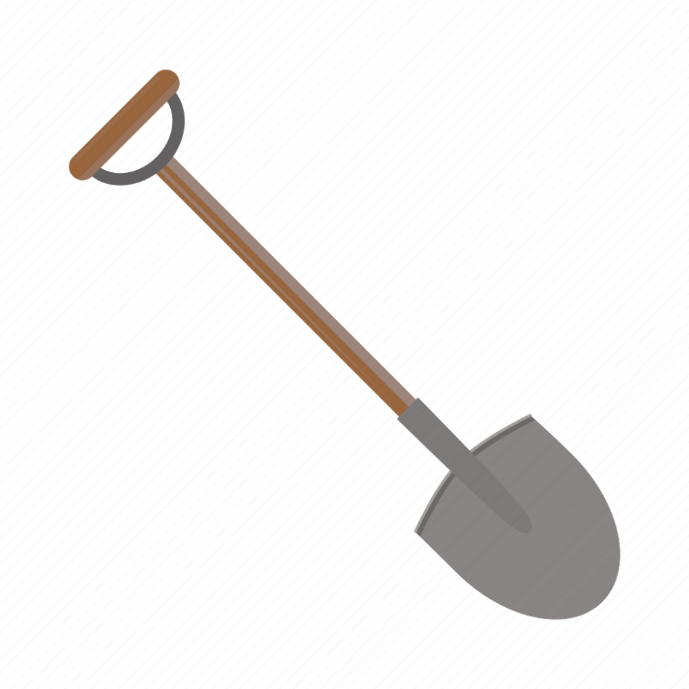 Снеговая лопата вектор