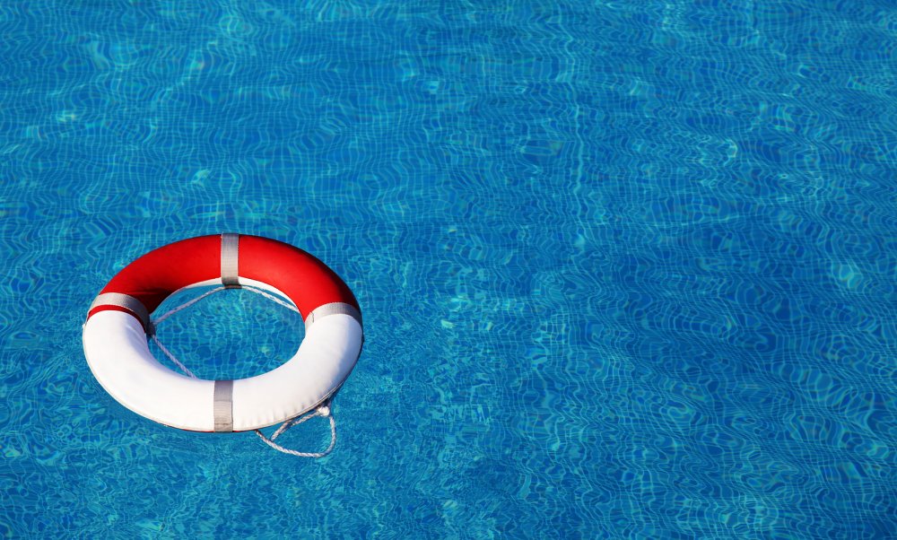 Фон со спасательным кругом