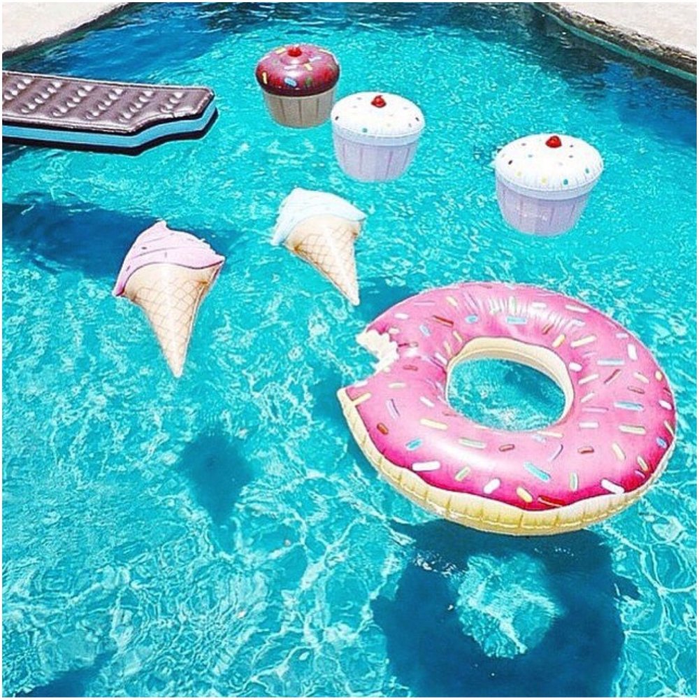 Воздушные кольца в воде