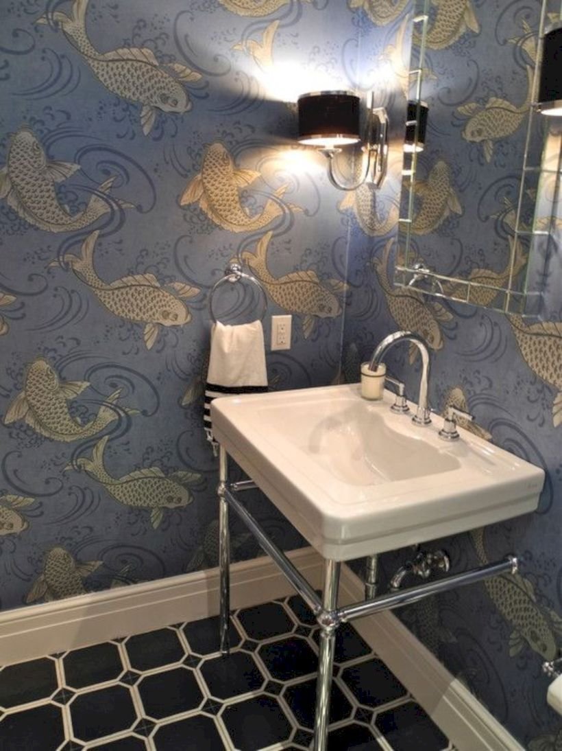 Клеенка на стены в ванной