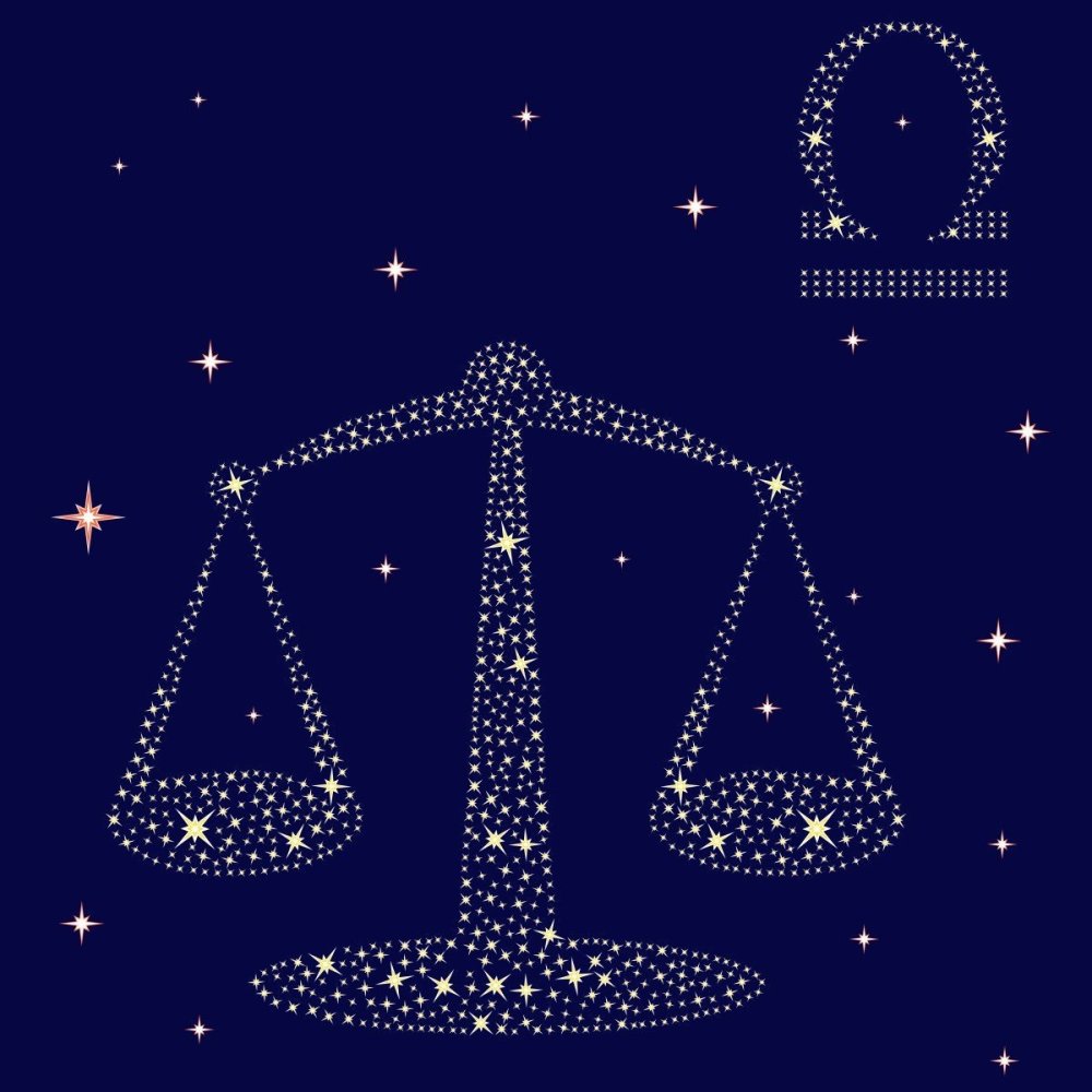 Макет созвездия весы