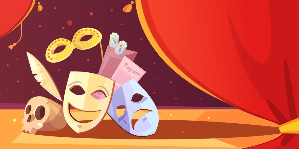 Фон театр для детей