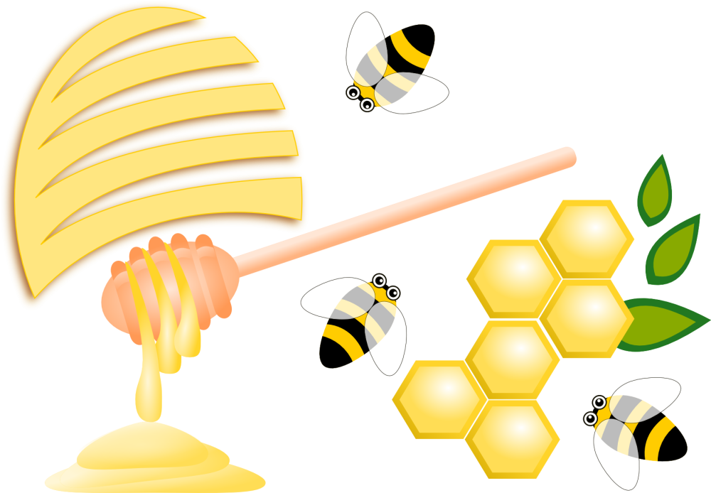 Пчела соты вектор