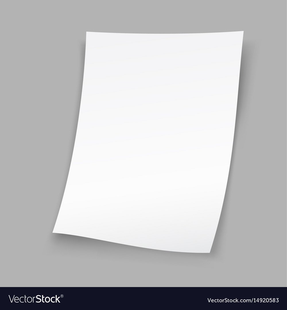 Изогнутый лист бумаги