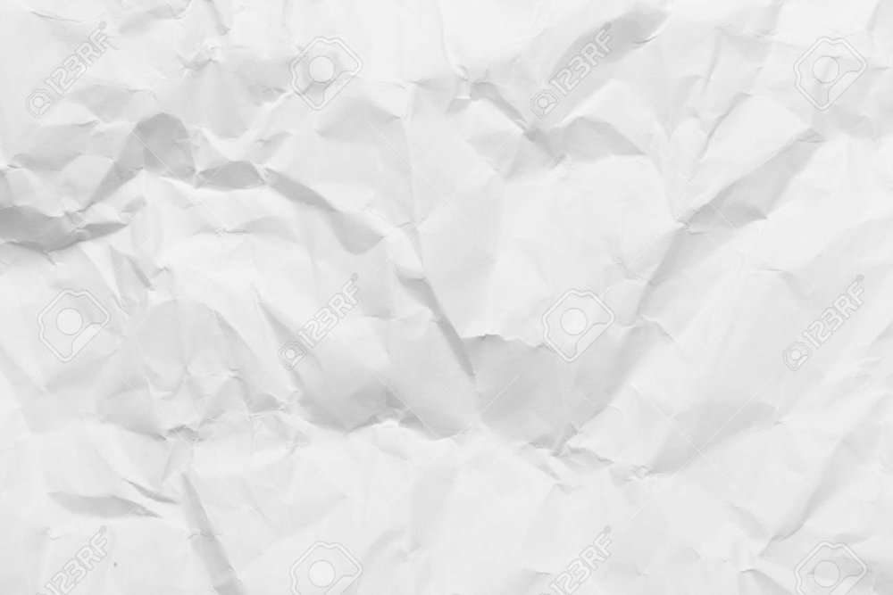 Белая смятая бумага Эстетика