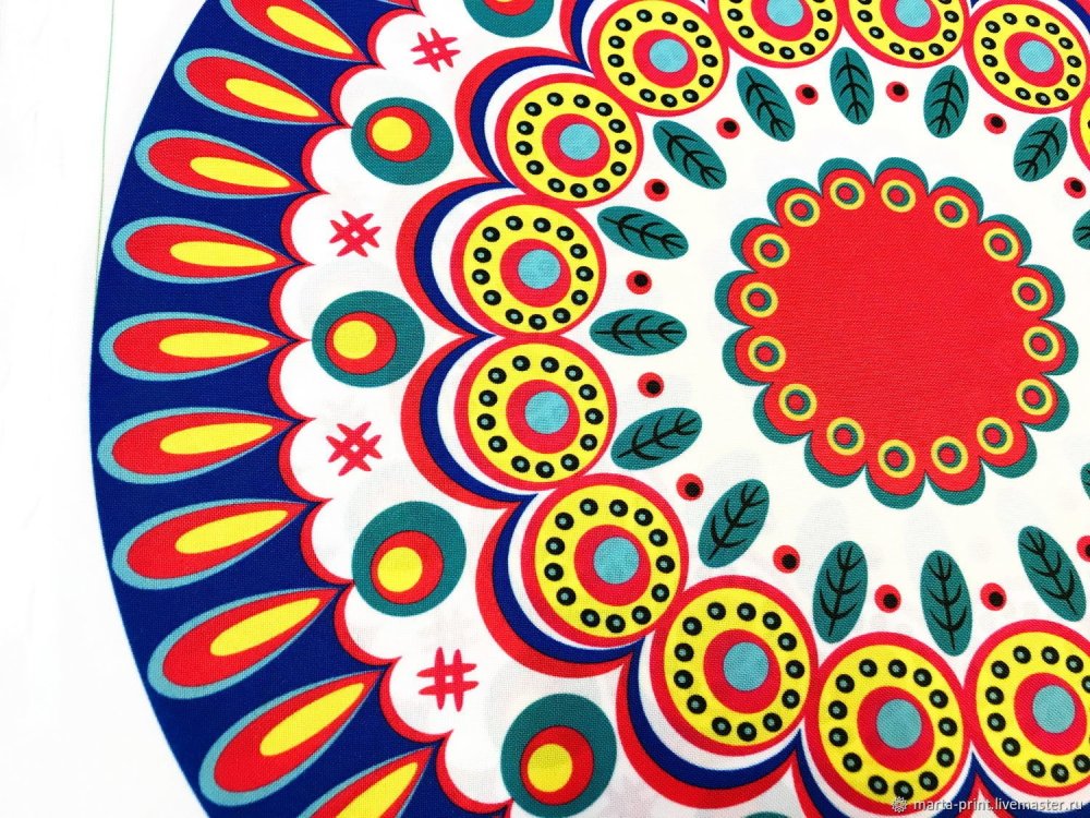 Элементы дымковской росписи