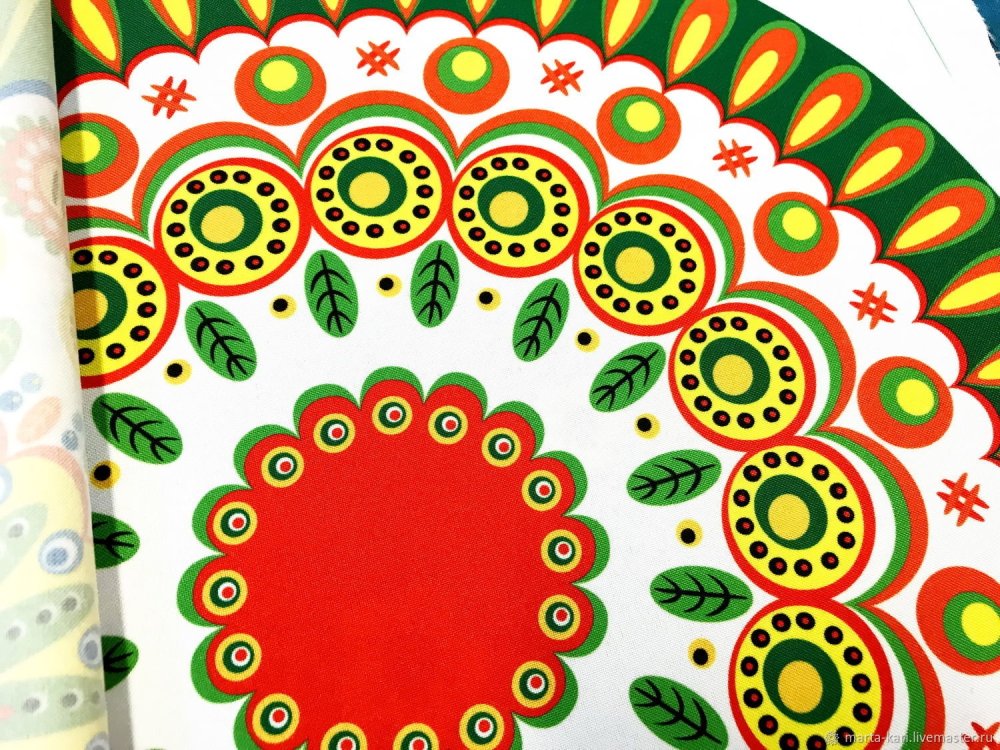 Дымковский орнамент вектор