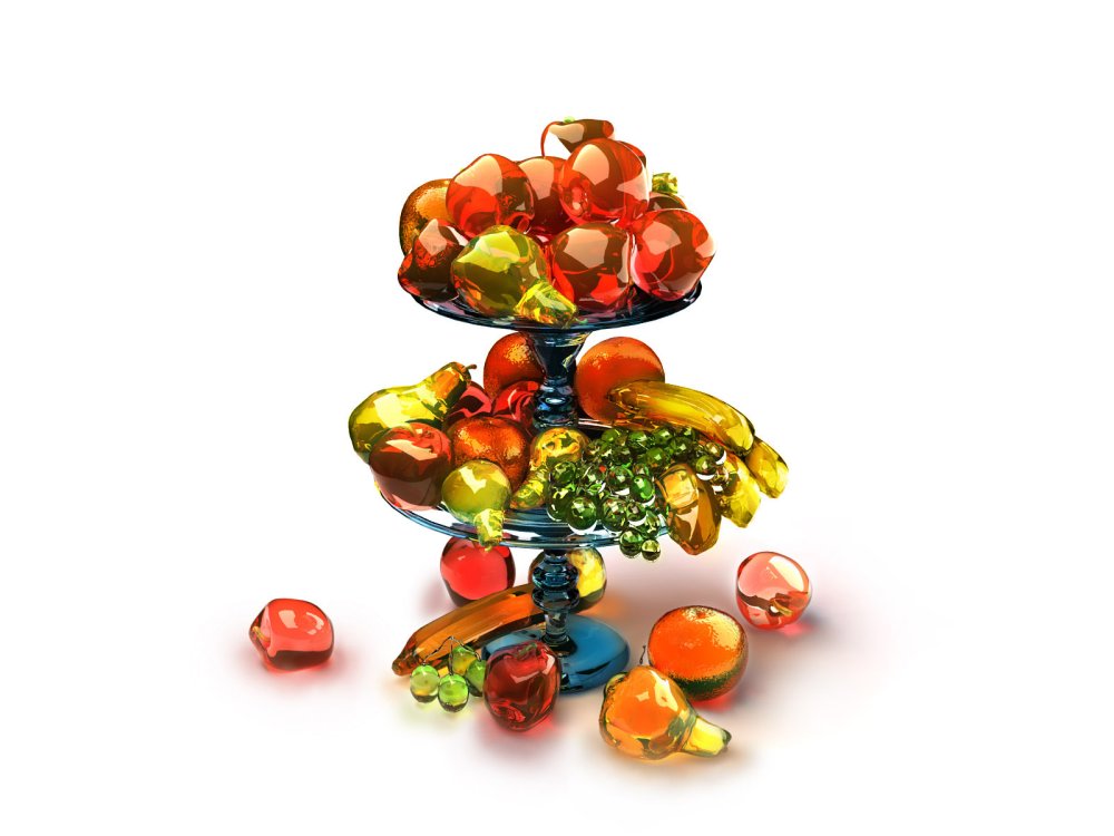 Овощи фрукты фон вектор