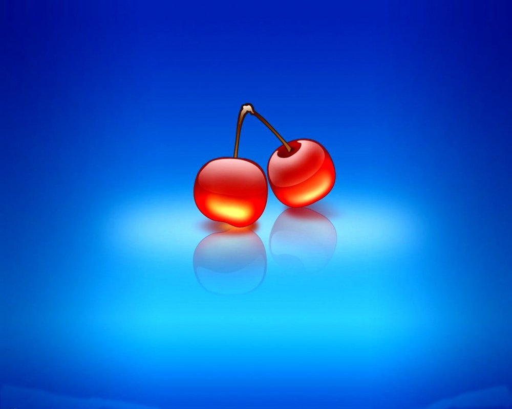 Стеклянные фрукты на рабочий стол