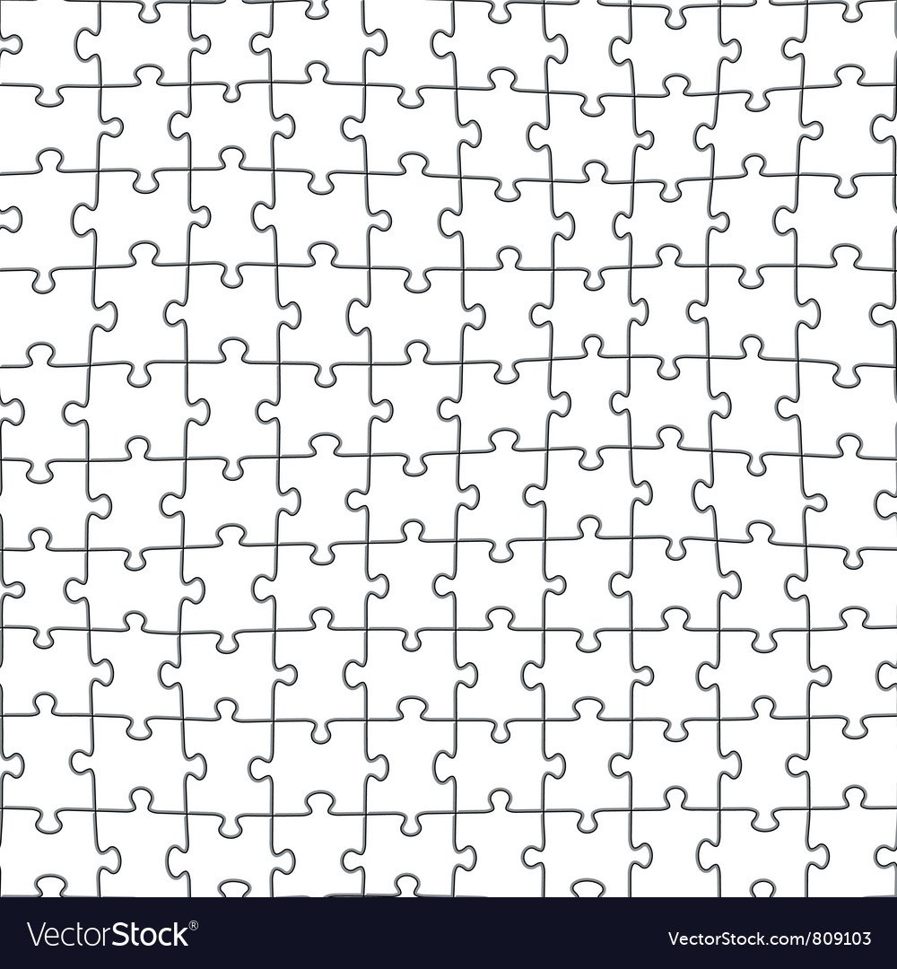 Мелкий пазл шаблон