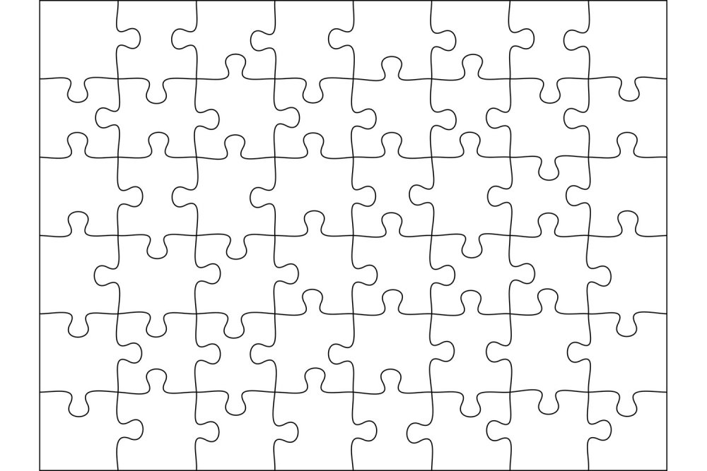 Пазл шаблон