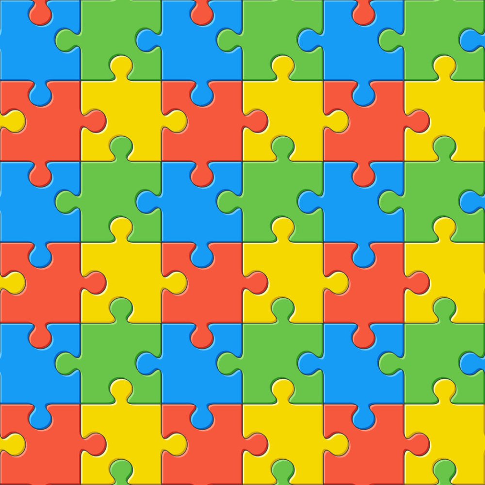 Пазл текстура бесшовная