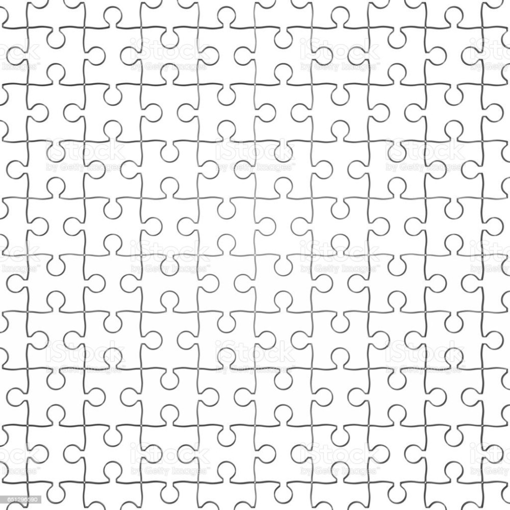 Головоломка на белом фоне