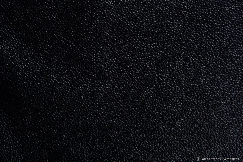 Черный флотер натуральная кожа