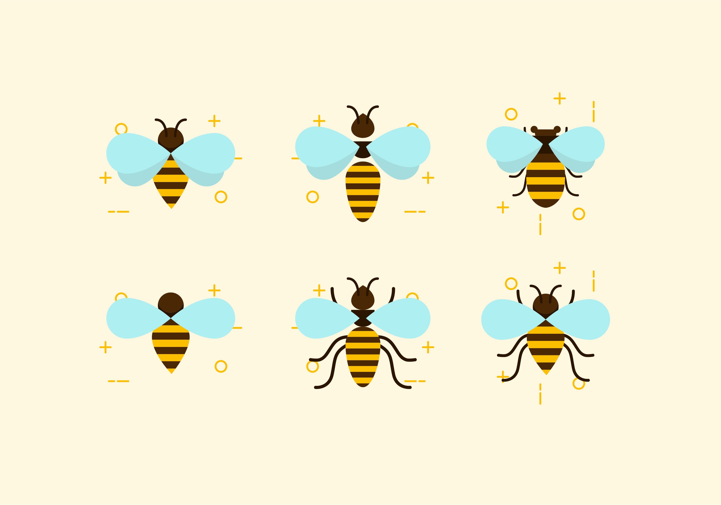 Bee вектор