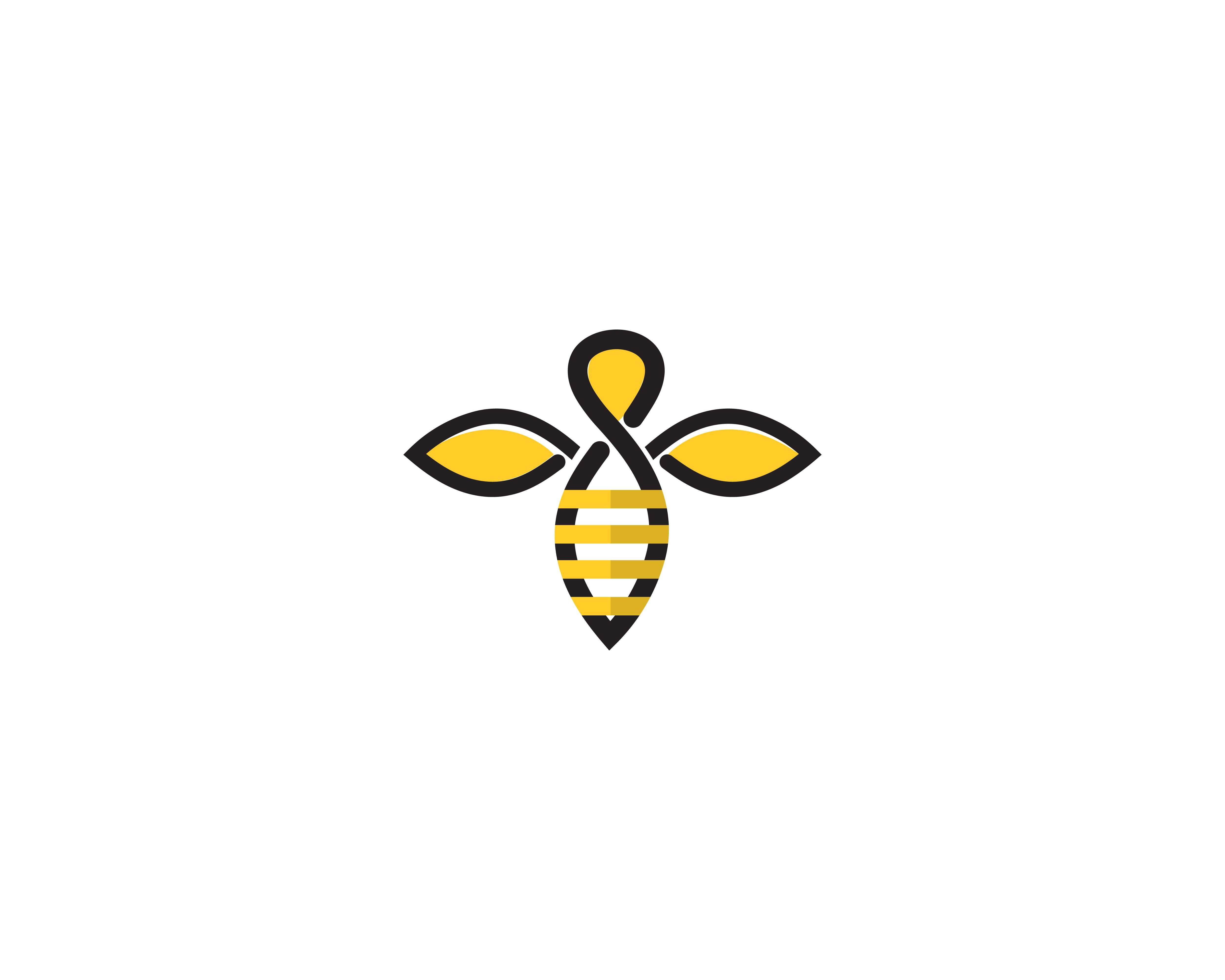Логотип пчелы в высоком качестве