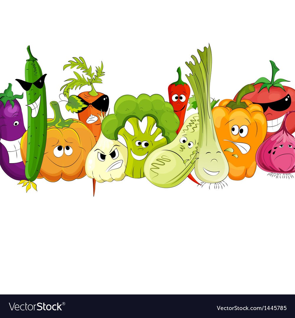 Картинки смешные овощи и фрукты - 79 фото