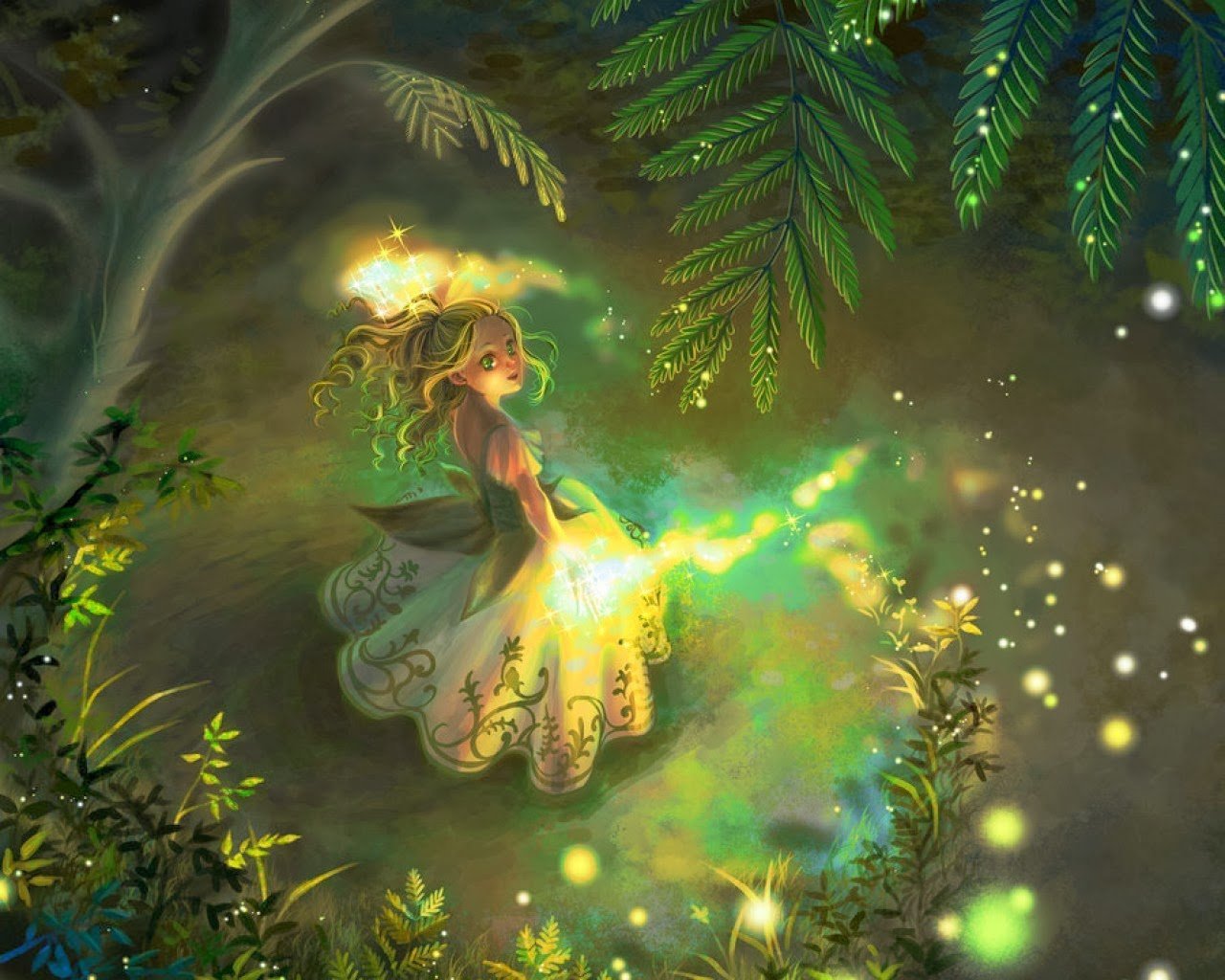 Чудо. Лесная Фея. Девушка в волшебном лесу. Волшебница в лесу. Сказочные феи.