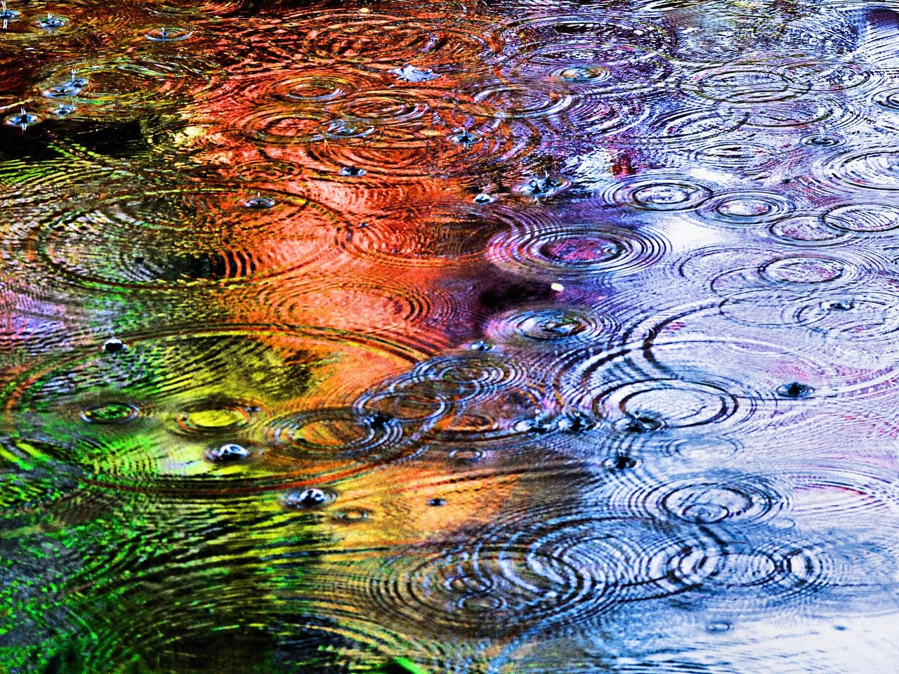 Разноцветный дождь
