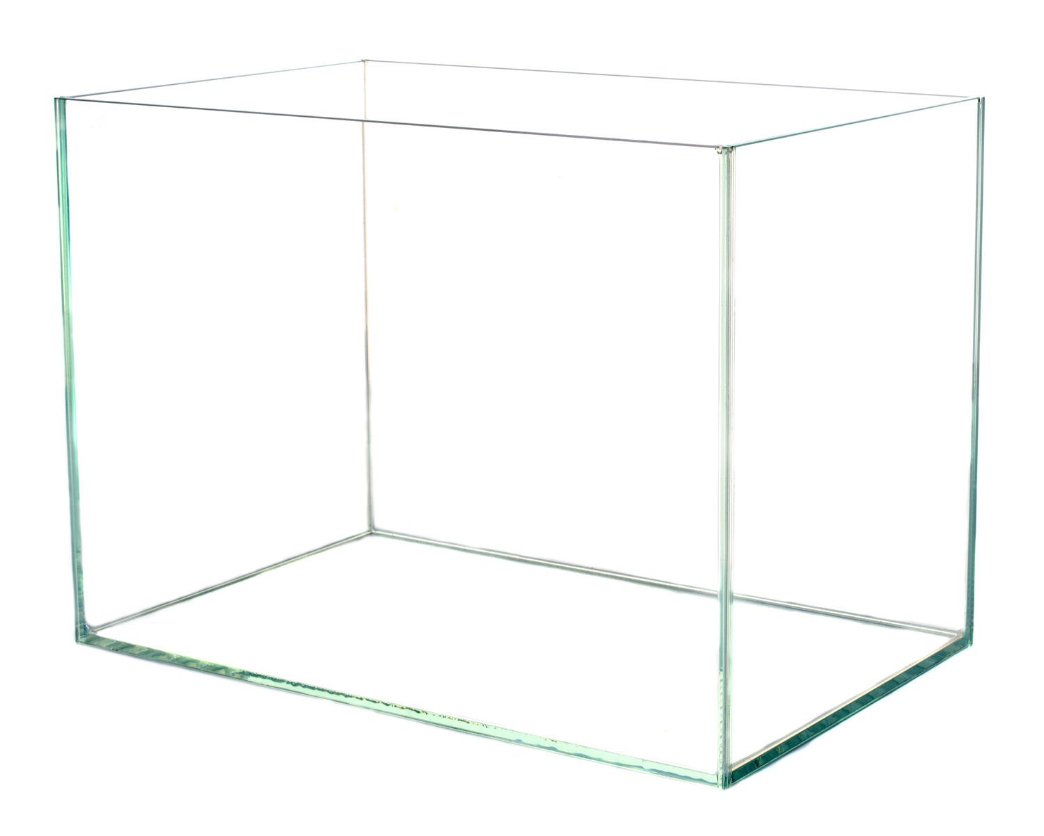 Рисунок пустой квадратный аквариум