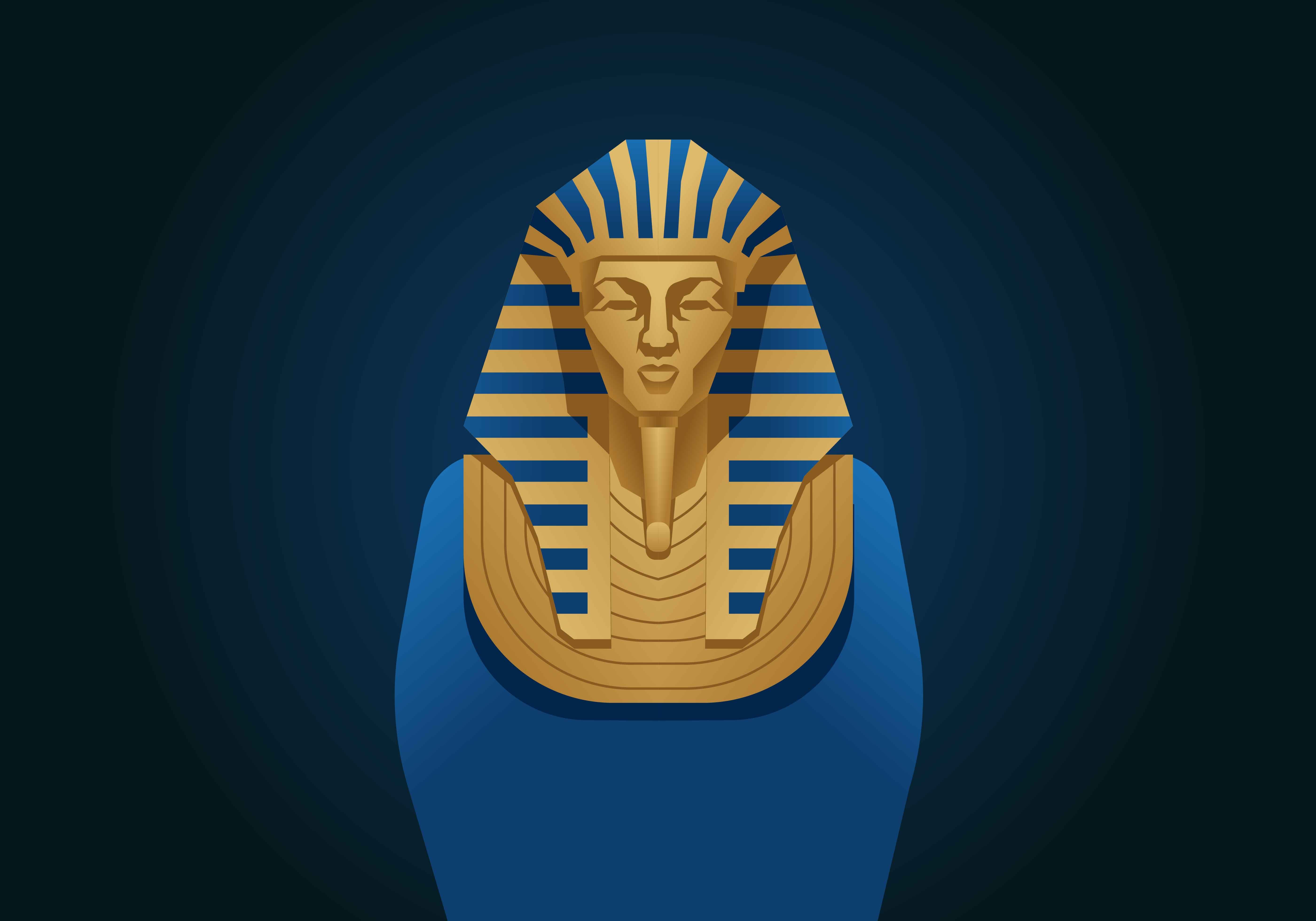 Включить фараона. Фараон Египет. Маска Тутанхамона Анубис. Фараон Египет вектор. Клафт в древнем Египте.