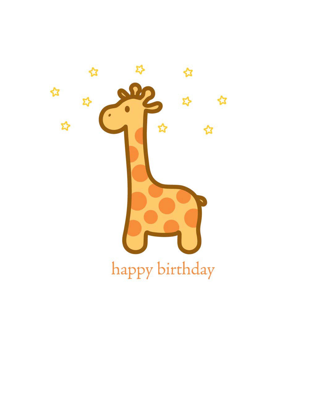 С днём рождения Жирафик