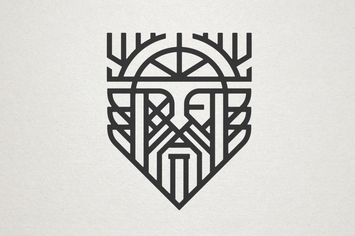 Логотип в скандинавском стиле
