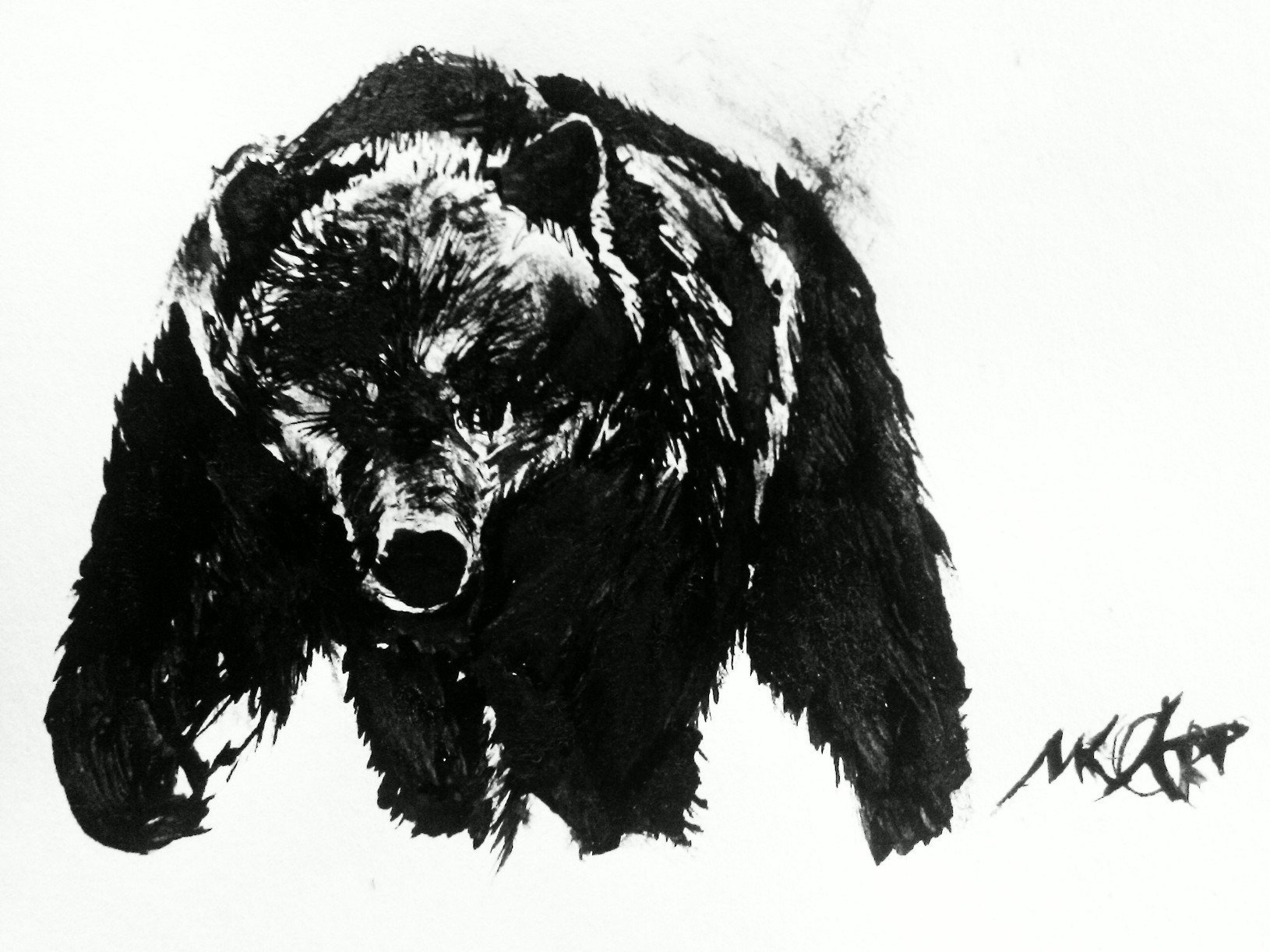 Дозор медведь. Медведь арт. Медведь рисунок. Злой медведь. Медведь арт черно белый.