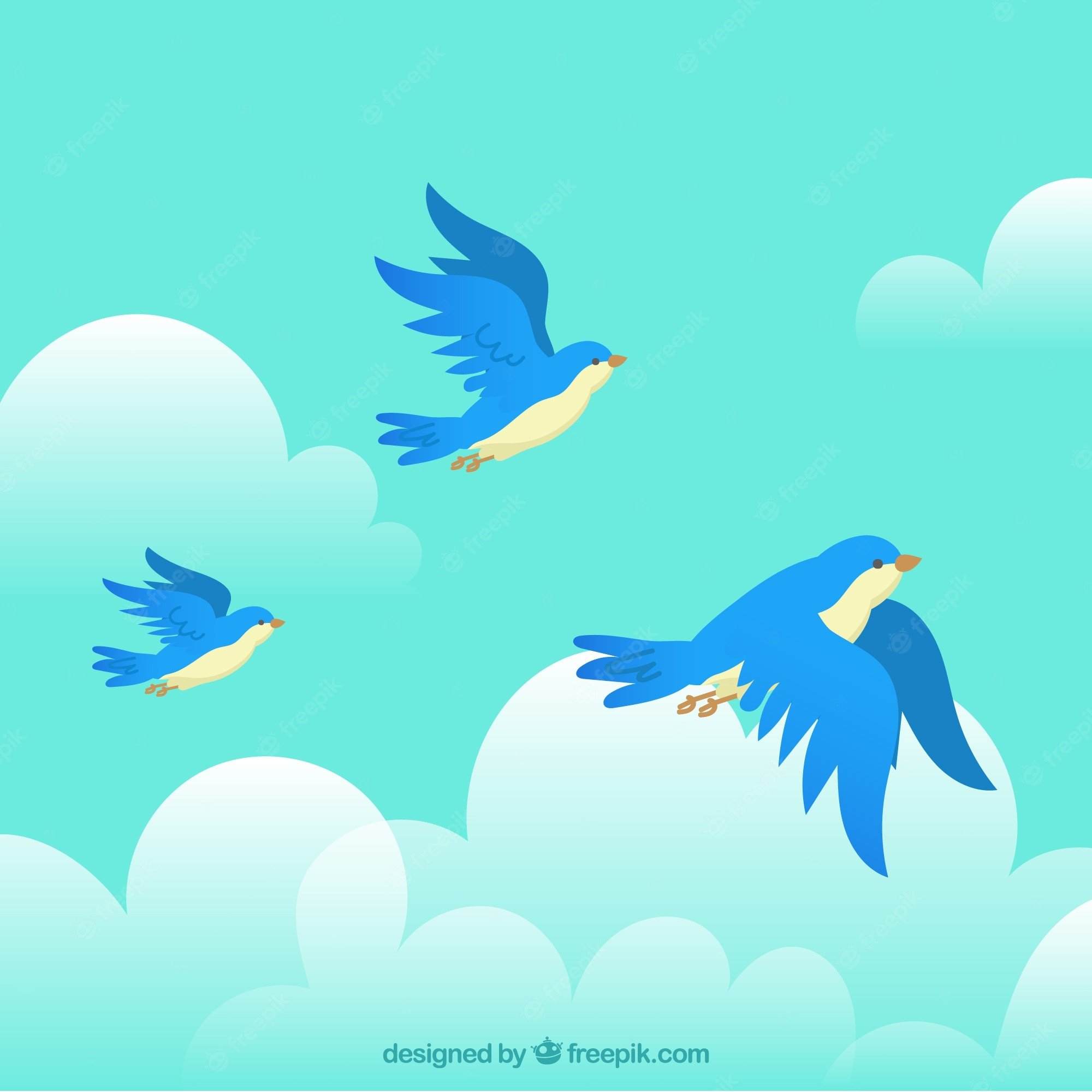 Птичка летит игр. Мультяшные птицы в полете. Птицы в небе мультяшные. Птичка на синем фоне. Птички картинки для детей.