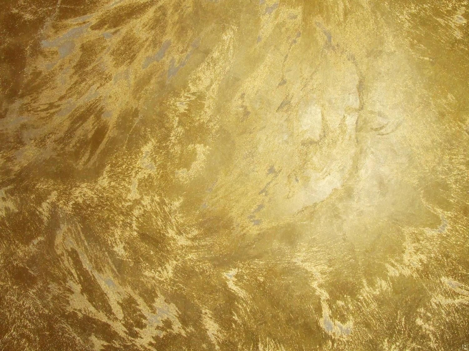 Краска с декоративным золотым песком