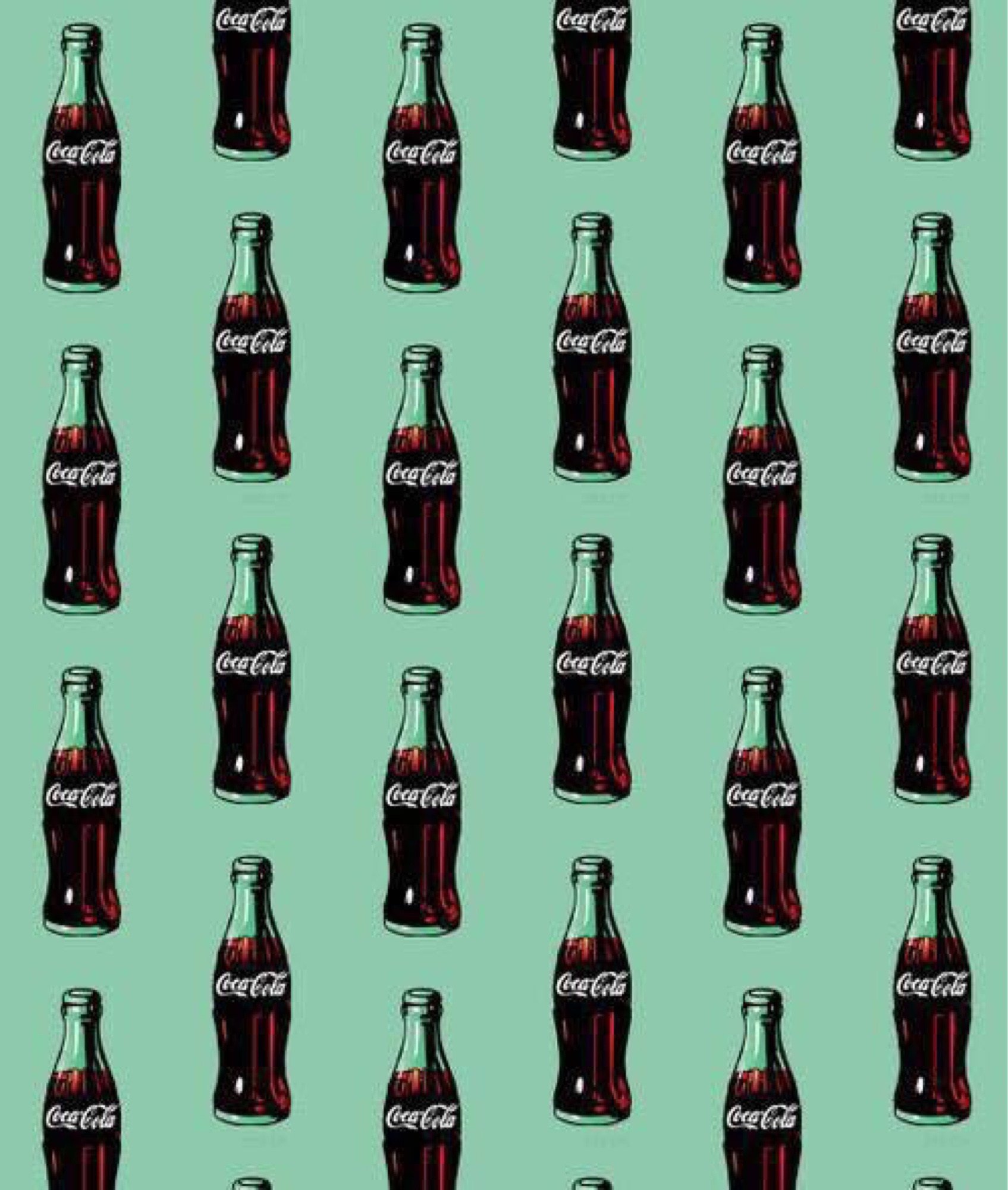 Вертикальный фон Coca Cola