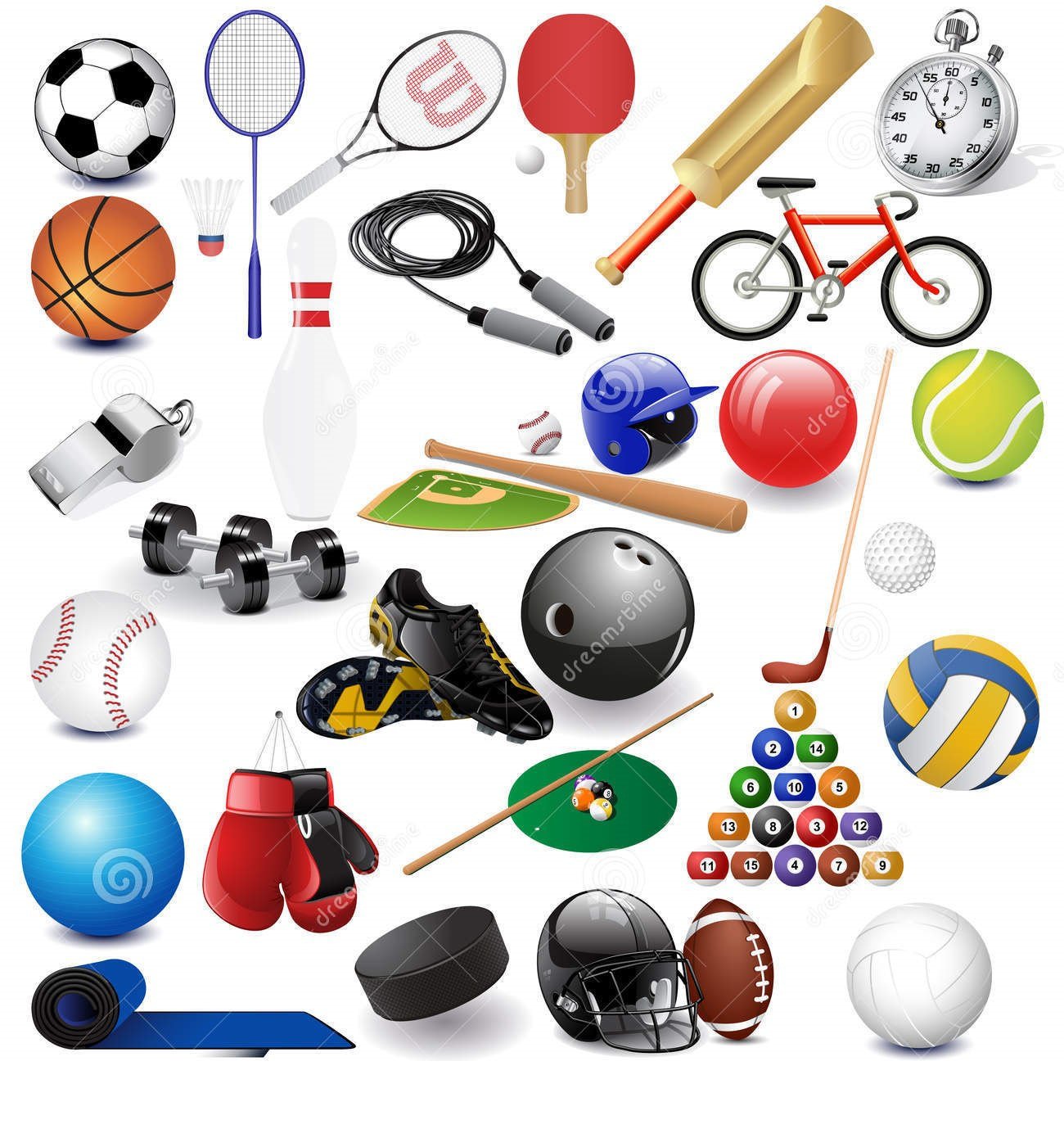 Sports items. Спортивный инвентарь. Спортивные предметы. Спортивные атрибуты. Инвентарь для спортивных игр.