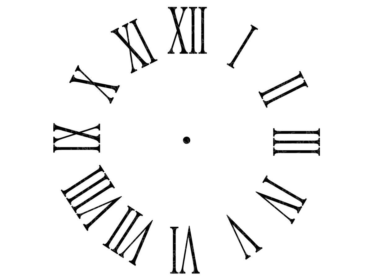 Цифра 1 1 на циферблате. Римский циферблат часов вектор. Трафарет часы. Циферблат часов трафарет. Циферблат с римскими цифрами.